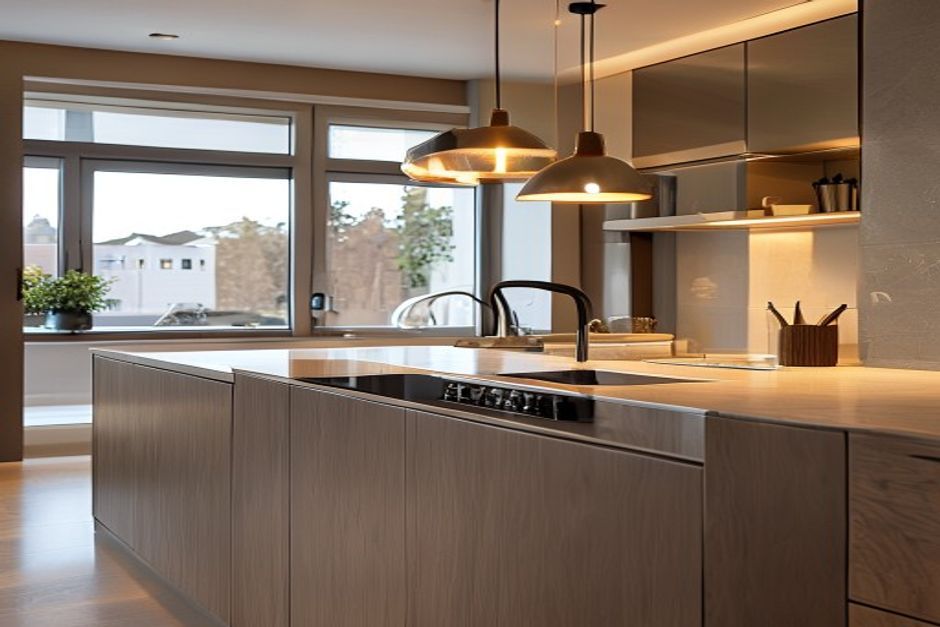 Modern kitchen interior